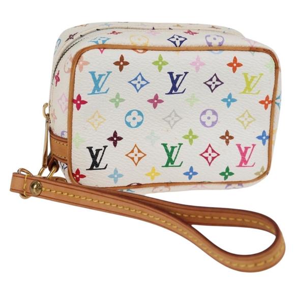 LOUIS VUITTON Monogram Multicolor Trousse Wapity White M58033 LV Auth 131821V - Picture 1 of 16